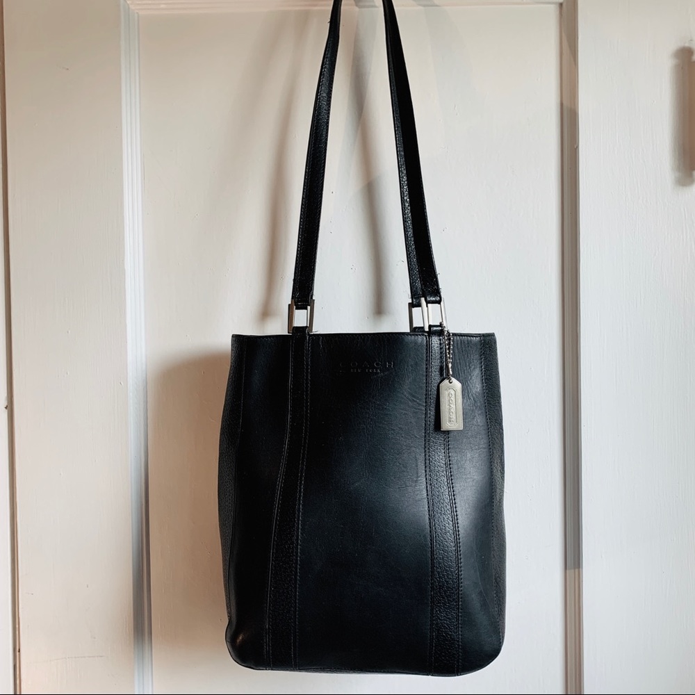 Vtg Rare Coach Bridle Buck Bag Made in Italy